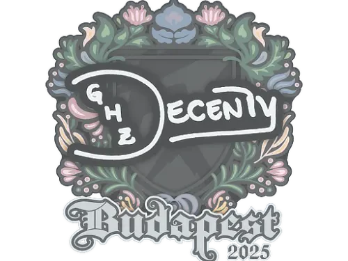 Sticker | decenty | Budapest 2025
