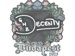 Sticker | decenty | Budapest 2025