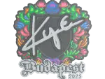 Sticker | kye (Embroidered) | Budapest 2025