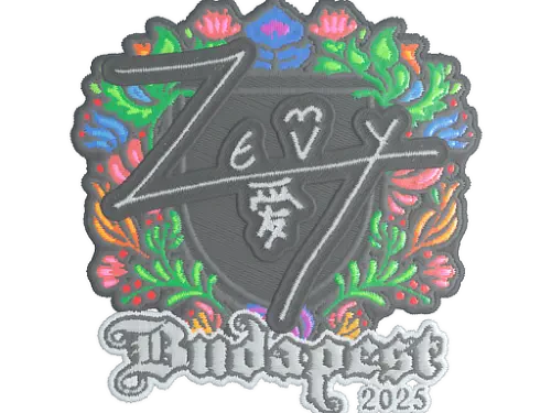 Sticker | zevy (Embroidered) | Budapest 2025 Sticker | zevy (Embroidered) | Budapest 2025