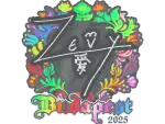 Sticker | zevy (Holo) | Budapest 2025