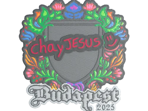 Sticker | chayJESUS (Embroidered) | Budapest 2025 Sticker | chayJESUS (Embroidered) | Budapest 2025