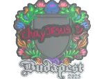 Sticker | chayJESUS (Embroidered) | Budapest 2025