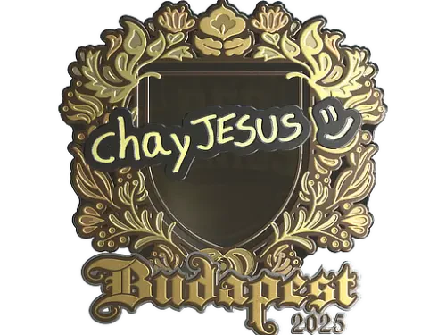 Sticker | chayJESUS (Gold) | Budapest 2025 Sticker | chayJESUS (Gold) | Budapest 2025