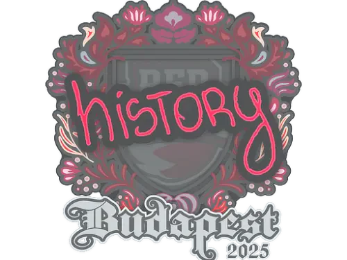 Sticker | History | Budapest 2025 Sticker | History | Budapest 2025
