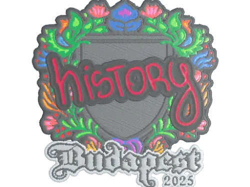 Sticker | History (Embroidered) | Budapest 2025 Sticker | History (Embroidered) | Budapest 2025