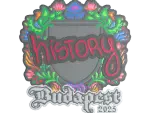 Sticker | History (Embroidered) | Budapest 2025