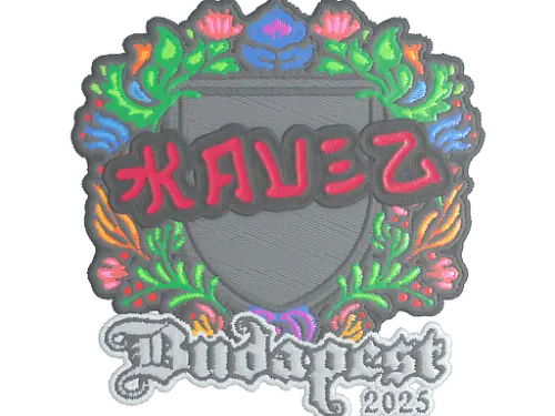 Sticker | kauez (Embroidered) | Budapest 2025 Sticker | kauez (Embroidered) | Budapest 2025