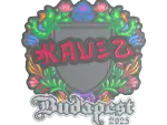Sticker | kauez (Embroidered) | Budapest 2025