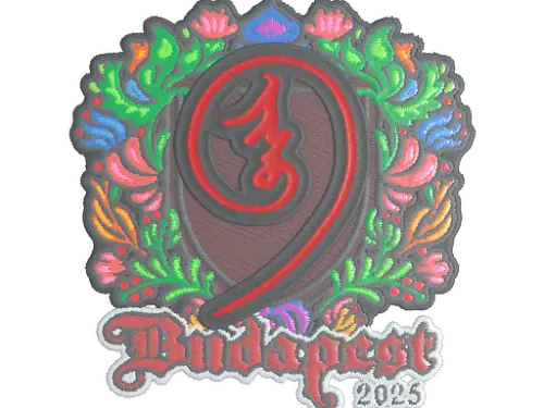 Sticker | nin9 (Embroidered) | Budapest 2025 Sticker | nin9 (Embroidered) | Budapest 2025