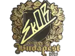 Sticker | sk0R (Gold) | Budapest 2025