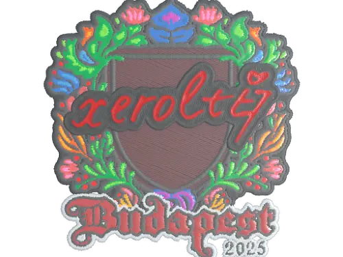 Sticker | xerolte (Embroidered) | Budapest 2025
