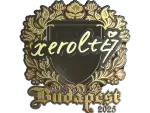 Sticker | xerolte (Gold) | Budapest 2025