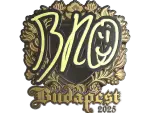Sticker | br0 (Gold) | Budapest 2025