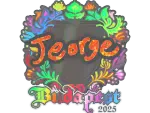 Sticker | jeorge (Holo) | Budapest 2025