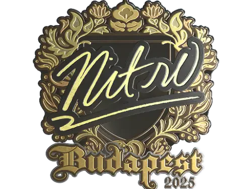 Sticker | nitr0 (Gold) | Budapest 2025 Sticker | nitr0 (Gold) | Budapest 2025