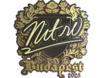 Sticker | nitr0 (Gold) | Budapest 2025