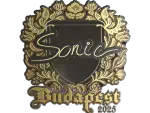 Sticker | Sonic (Gold) | Budapest 2025