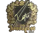 Sticker | XotiC (Gold) | Budapest 2025
