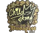 Sticker | ChildKing (Gold) | Budapest 2025