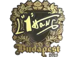 Sticker | L1haNg (Gold) | Budapest 2025