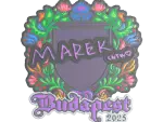 Sticker | Marek (Embroidered) | Budapest 2025