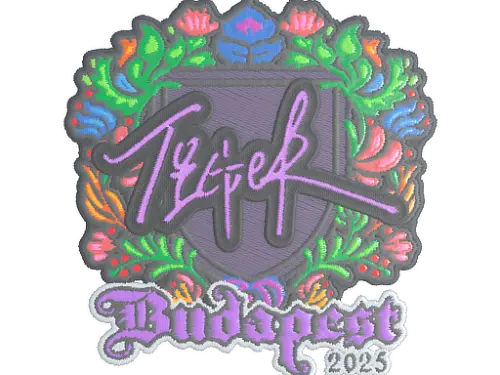 Sticker | Tiger (Embroidered) | Budapest 2025 Sticker | Tiger (Embroidered) | Budapest 2025