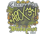 Sticker | apEX (Champion) | Budapest 2025