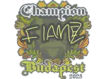 Sticker | FlameZ (Champion) | Budapest 2025