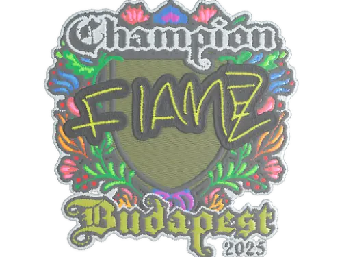 Sticker | FlameZ (Embroidered, Champion) | Budapest 2025 Sticker | FlameZ (Embroidered, Champion) | Budapest 2025