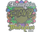 Sticker | FlameZ (Embroidered, Champion) | Budapest 2025