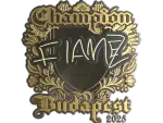 Sticker | FlameZ (Gold, Champion) | Budapest 2025