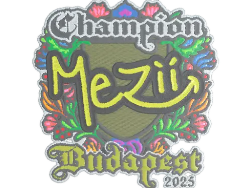 Sticker | mezii (Embroidered, Champion) | Budapest 2025