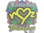Sticker | ropz (Embroidered, Champion) | Budapest 2025