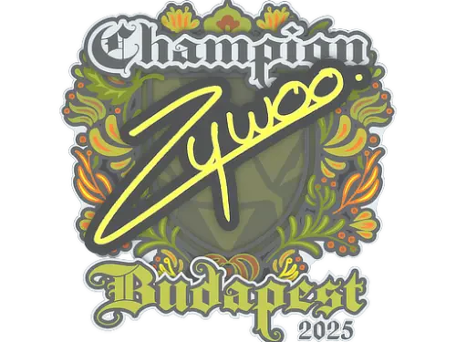 Sticker | ZywOo (Champion) | Budapest 2025