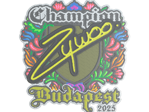 ZywOo (Embroidered, Champion) | Budapest 2025