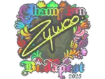 Sticker | ZywOo (Holo, Champion) | Budapest 2025