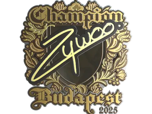 Sticker | ZywOo (Gold, Champion) | Budapest 2025 Sticker | ZywOo (Gold, Champion) | Budapest 2025