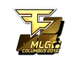 Sticker | FaZe Clan (Gold) | MLG Columbus 2016