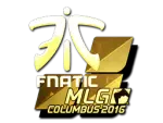 Sticker | Fnatic (Gold) | MLG Columbus 2016