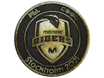 Patch | Movistar Riders (Gold) | Stockholm 2021
