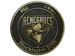 Patch | Renegades (Gold) | Stockholm 2021