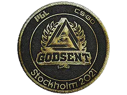 Patch | GODSENT (Gold) | Stockholm 2021