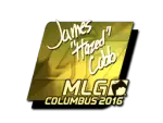 Sticker | hazed (Gold) | MLG Columbus 2016